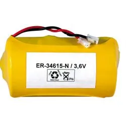 Lithium ER34615 cable and connector