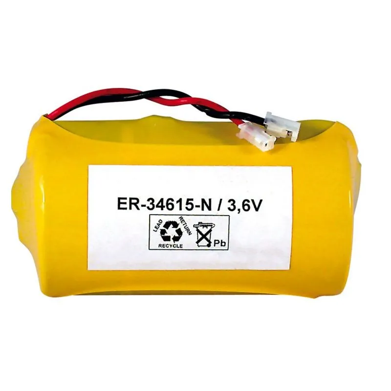 Lithium ER34615 cable and connector