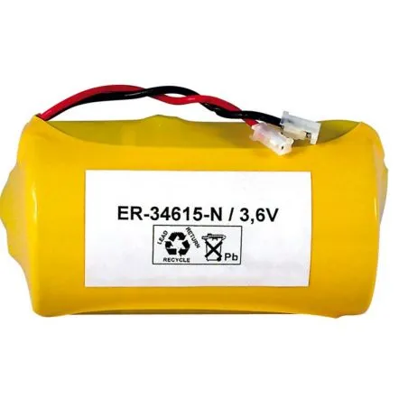 Lithium ER34615 cable and connector