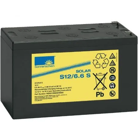 Battery 12V 6.6 Ah Sonnenschein