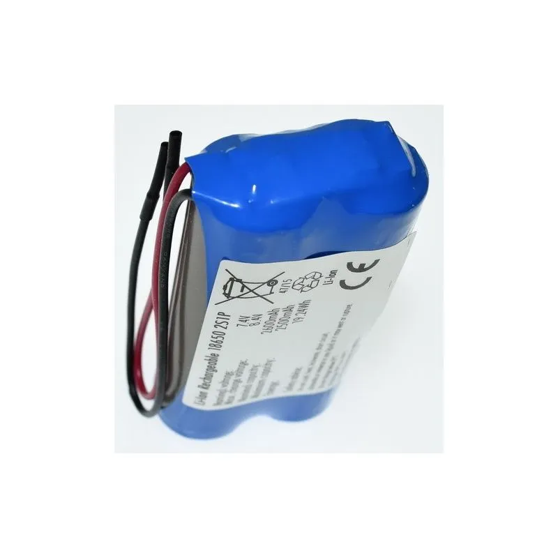Pack Batteries Lithium 18650 7.4 V 2600mAh