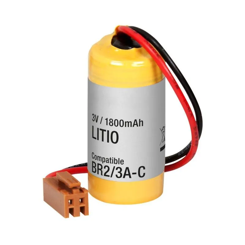 Battery Lithium 3V 1800mAh connector