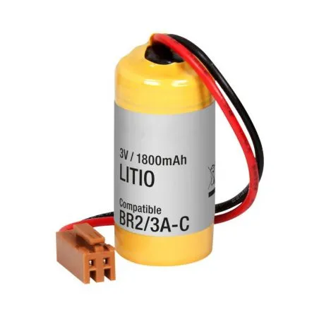 Battery Lithium 3V 1800mAh connector