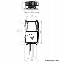 Charger for GEL, AGM and acid batteries 12V 12A
