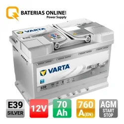 Battery Varta E39 70Ah