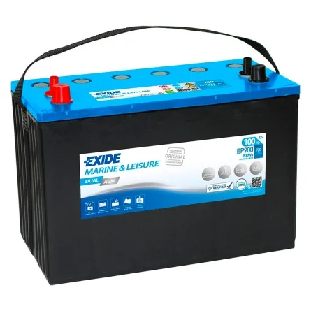 Battery Exide EP900 Dual AGM 100Ah