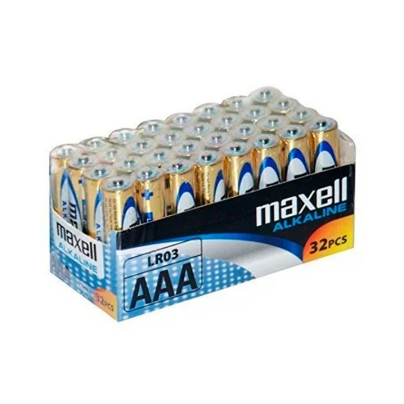 Maxell Alkaline AAA LR03 Alkaline Batteries (32 Units)