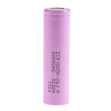 Battery Lithium Samsung ICR 18650 26J 2600mAh