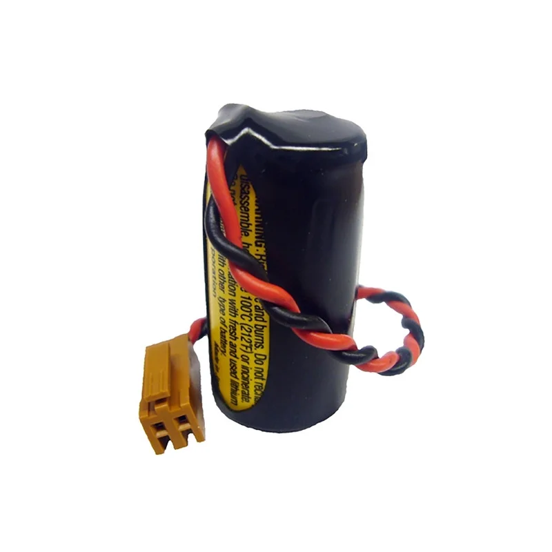 Li-Ion Battery + Connector for GE Fanuc A02B-0177-K106 and Programmable Logic Controller (PLC) 3V - 2000mAh