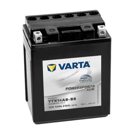 Battery Varta YTX14AH-BS AGM 12Ah