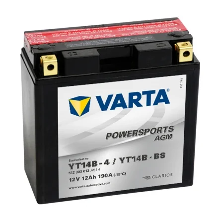 Battery Varta YT14B-BS AGM 12Ah