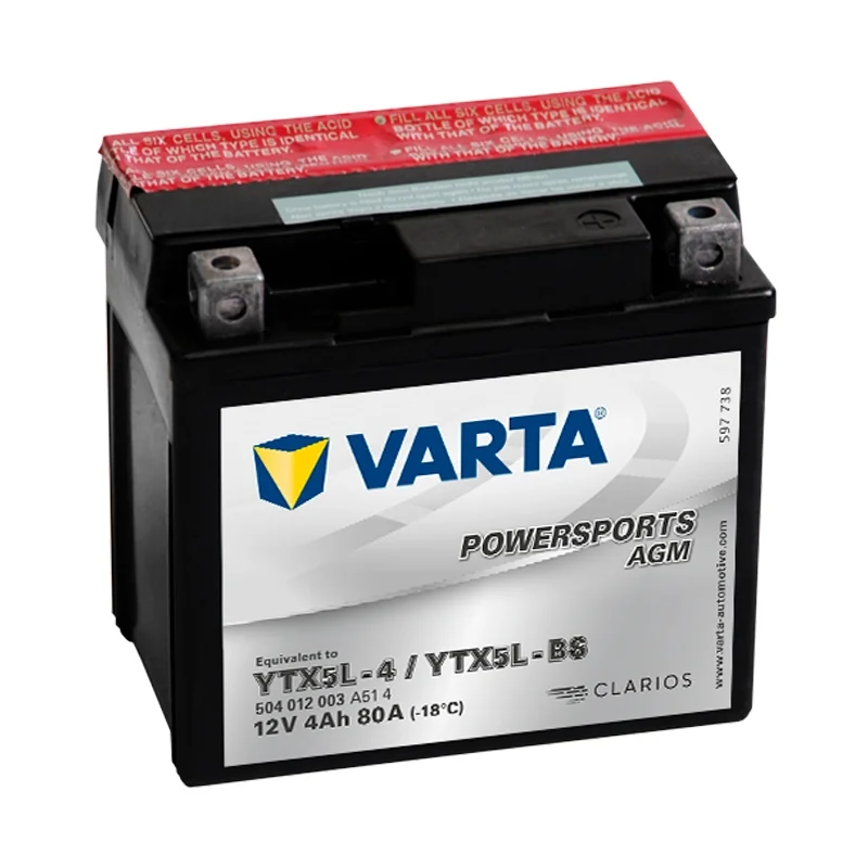 Battery Varta YTX5L-BS AGM 4Ah