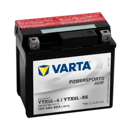 Battery Varta YTX5L-BS AGM 4Ah