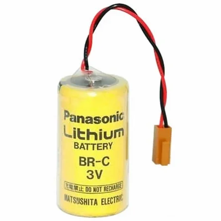 LiPo Battery + Connector for GE Fanuc A98L-0031-0007 and Programmable Logic Controller (PLC) 3V - 5000mAh