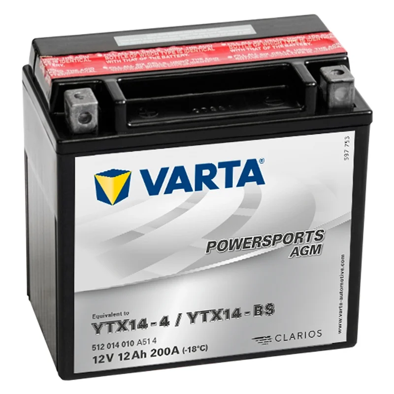 Battery Varta YTX14-BS AGM 12Ah