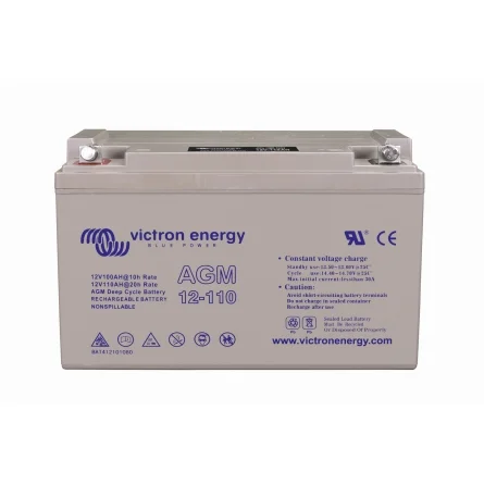 Lead-Acid AGM Battery 12V 110Ah Victron Cyclic