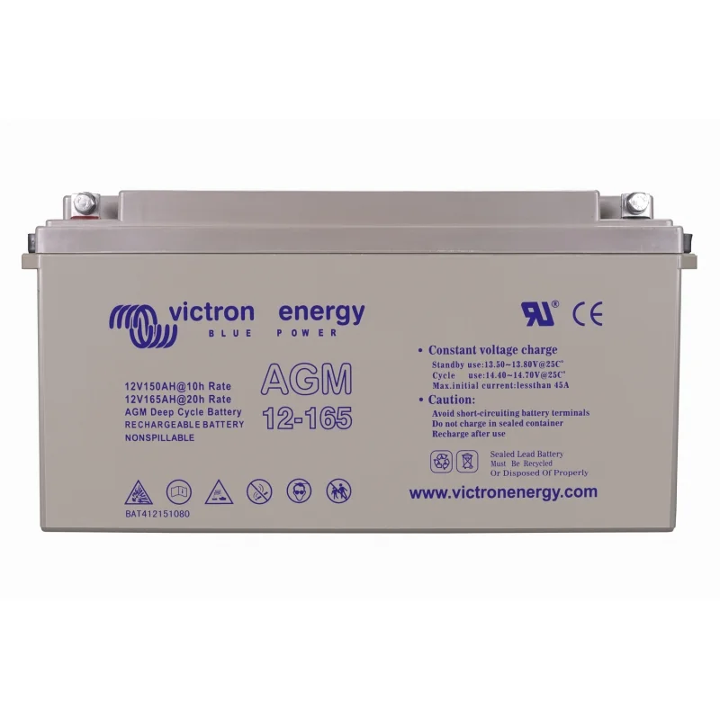 Lead-Acid AGM Battery 12V 165Ah Victron Cyclic