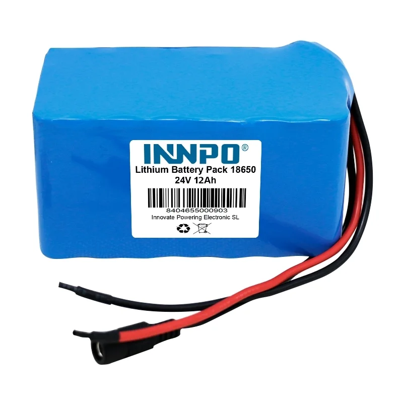 Pack Batteries Lithium 18650 battery 24V 12Ah