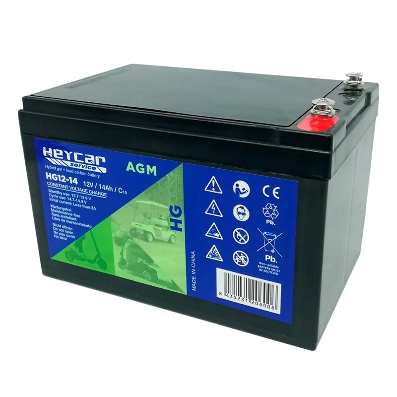 Lead-Acid AGM Battery 12V 14Ah GEL Hybrid