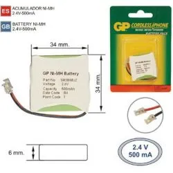 Battery cordless Phone T304_C3 2.4 V 500mAh