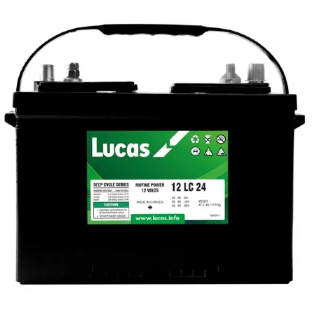 Lead-Acid Battery 12V 80Ah Lucas 12LC24 Deep Cycle