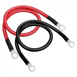 Batteries bench connection cables with terminal