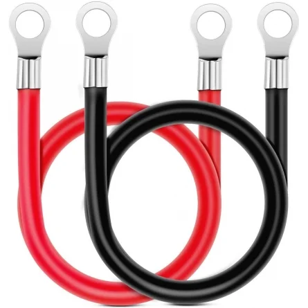 Batteries bench connection cables with terminal