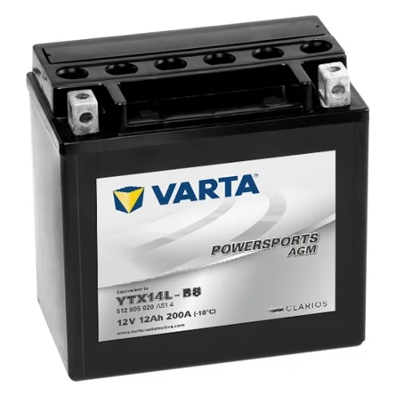 Battery Varta YTX14L-BS AGM 12Ah