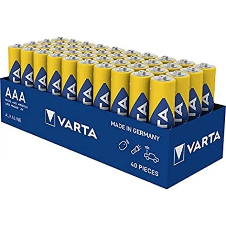 Varta Industrial Pro AAA LR3 Batteries (40 Units)
