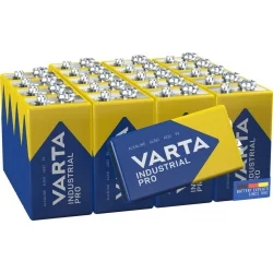Varta Industrial Pro 9V 6LR61 Batteries (20 Units)