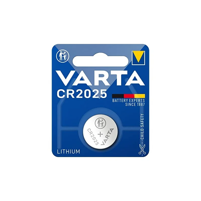 Varta CR2025 Lithium Coin Cells (1 Unit)