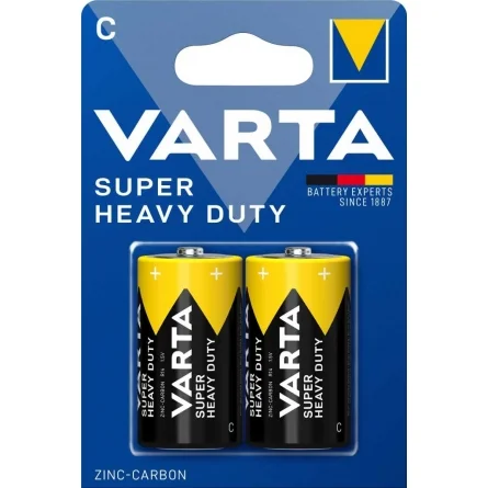 Varta C Zinc-Carbon Super Heavy Duty Batteries (2 Units)