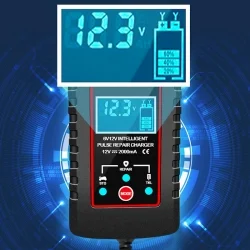 Lead acid battery charger 6V and 12V 2A