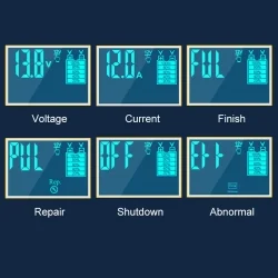 Lead acid battery charger 6V and 12V 2A