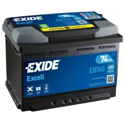 Battery Exide Excell EB740 74Ah