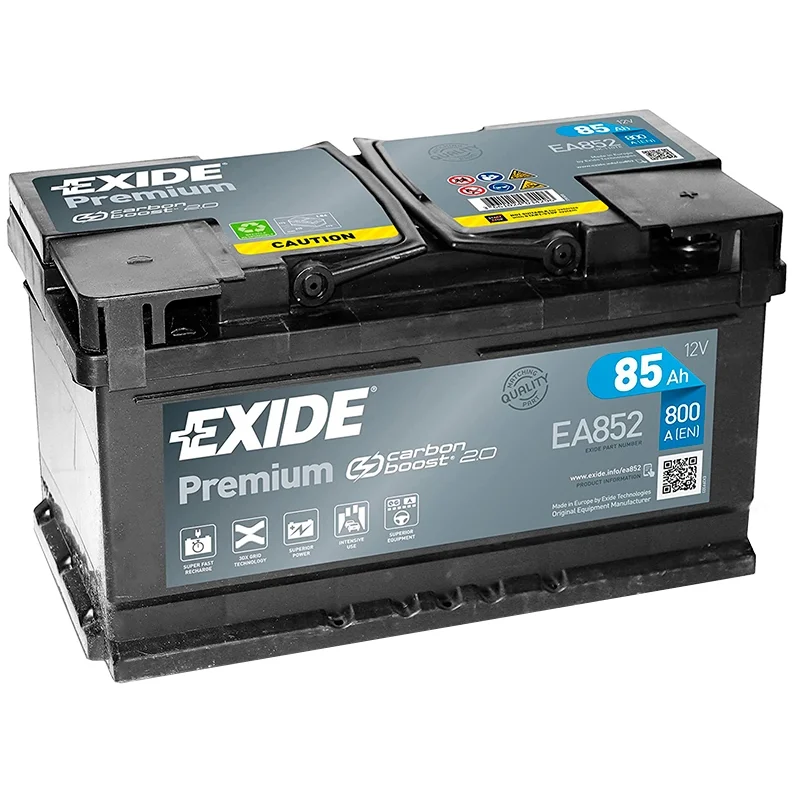 Battery Exide Premium EA852 85Ah