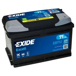 Battery Exide Excell EB712 71Ah