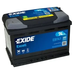 Battery Exide Excell EB741 74Ah