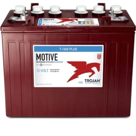 Lead-Acid Battery 12V 140Ah Trojan Motive T-1260 Plus