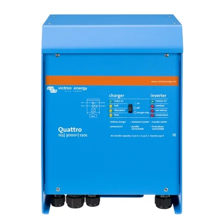 Victron Quattro 12/3000/120-50/50 230V Inverter Charger