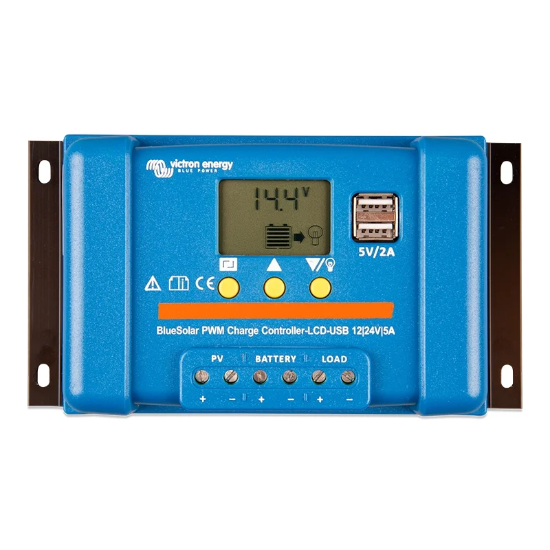 Charge controller Victron BlueSolar PWM-LCD & USB 12/24V 5A