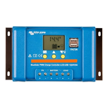 Charge controller Victron BlueSolar PWM-LCD & USB 12/24V 5A