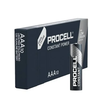 Procell AAA LR03 Constant Power Alkaline Batteries (10 Units)