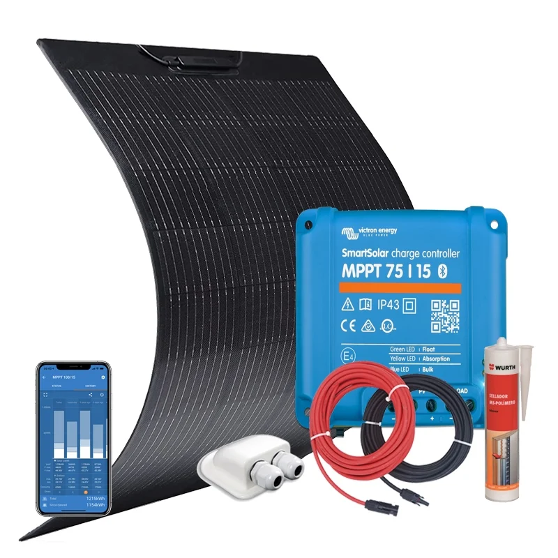 Flexible Solar Energy Kit 12V 180W with Victron MPPT Regulator