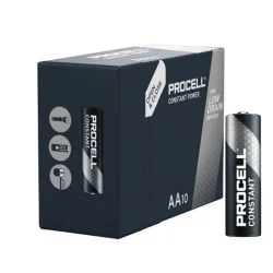 Duracell Industrial AA LR6 Alkaline Batteries Replaced by Procell Constant Power (10 Units)