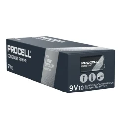 Procell 9V 6LR61 Constant Power Alkaline Batteries (10 Units)