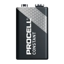 Duracell Industrial 9V 6LR61 Alkaline Batteries Replaced by Procell Constant Power (10 Units)