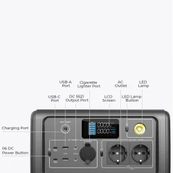 The BLUETTI EB70 Portable Power Station 716Wh 1000W Ultra-Stable LiFePO4 Battery
