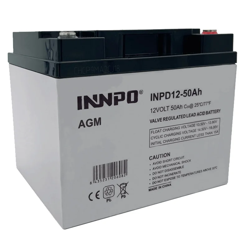 Lead-Acid AGM Battery 12V 50Ah