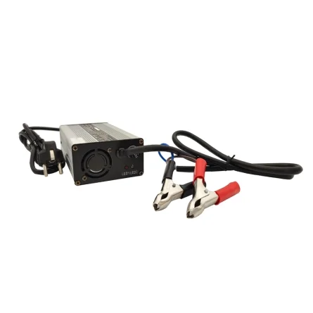 10A Charger for 12V Lithium Battery with Crocodile Clips